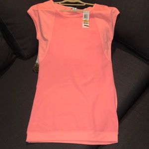 Coral dress, knee high length